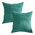 thumbnail image 2 of Spring Set Of 2 Corduroy Striped Cushion Covers 24x24 Inch Throw Pillow Covers For Living Room 24x24 In 2 Pack, 2 of 9