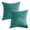 Blue Green, variant on HANXIULIN Spring Set Of 2 Corduroy Striped Cushion Covers 24X24 Inch Throw Pillow Covers for Living Room 24X24 In 2 Pack Home Decor