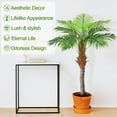 thumbnail image 5 of 5ft Artificial Phoenix Palm Tree for Outdoor Indoor Decor, Faux Coconut Silk Palm Tree Tropical Fake Tree Plant for Outside Patio Indoor Home Office Bathroom Pool Coastal Decor (Set of 2), 5 of 6
