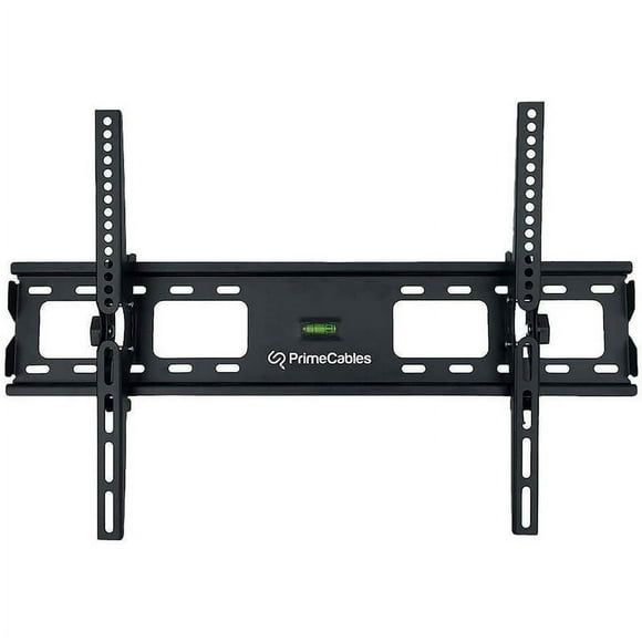 37-70 inch Heavy Duty Tilting TV Wall Mount Bracket for Curved and Flat Panel TV up to VESA 600 and 121 lbs, Fits 12" 16" Wall Wood Studs, with Safety Lock & Integrated Bubble Level