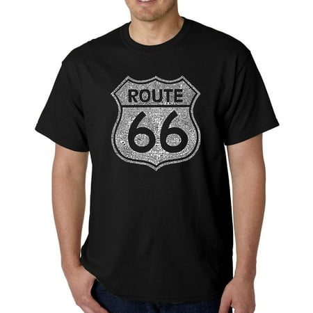 Los Angeles Pop Art Men's t-shirt - cities along the legendary route (Best Hot Pot Los Angeles)