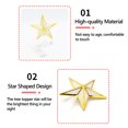thumbnail image 3 of CACAGOO Christmas Tree Topper Ornaments for Xmas Christmas Tree Lighted Star Tree Topper USB & Battery Powered LED Treetop for Xmas Tree Party Decoration, 3 of 7