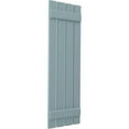 thumbnail image 3 of Ekena Millwork 15 1/2"W x 81"H Americraft Four Board (2 Batten) Exterior Real Wood Spaced Board-n-Batten Shutters (Per Pair), Peaceful Blue, 3 of 10