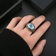 thumbnail image 5 of Evil Eye Eyeball Ring for Men or Women Stainless Steel Biker Ginger Lyne Collection, 5 of 6