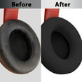 thumbnail image 5 of Silicone Ear Pad Covers for Studio 3 Headphone Accessories, Sweatproof & Washable Ear Cushion Covers for Studio 3 Headphone, Reserved Holes Silicone Case Cover (Black), 5 of 8
