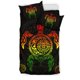 thumbnail image 3 of Juego de cama tortuga maorí Koru Fern Rasta, 3 of 4