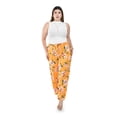 thumbnail image 3 of Pantalon estampado de flores Roman Fashion /Tallas Extras, 11350 (Mostaza) amarillo 40, 3 of 5