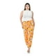 thumbnail image 3 of Pantalon estampado de flores Roman Fashion /Tallas Extras, 11350 (Mostaza) amarillo 40, 3 of 5