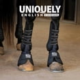 thumbnail image 5 of Jeffers Uniquely English Open Front Tendon for Horses, Pair, Medium - Ventilated Neoprene Horse Leg Protection for Tendons & High Impact Support, Jumping & Competition Riding Equine Boots - Black, 5 of 8
