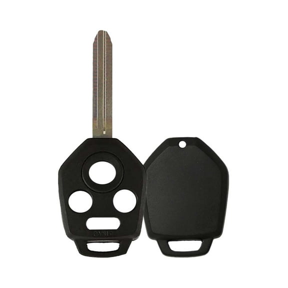 AKS KEYS Replacement for Subaru Remote Key Shell That Uses 4 Buttons Uncut Blade Compatible with 2012-2017 Forester Legacy Impreza Outback STI WRX XV Crosstrek Select Models. Shell only (1)