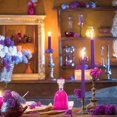 thumbnail image 2 of Candle Yiflyer, cónico morado, 25 cm, paquete de 10 unidades, sin perfume, 2 of 7