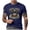 Navy, variant on Mens 4th of July T-Shirts 4th of July Shirts Patriotic Shirts for Men American Flag Patriotic Shirts USA Star Stripes Graphic T Shirt (Navy,M)