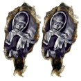 thumbnail image 1 of 2pcs Removable Terror Wall Sticker Horrible Wall Sticker, 1 of 3