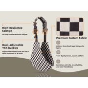 Lujifo Toddler Side Carrier for Babies, Ergonomic Checkerboard Baby Sling