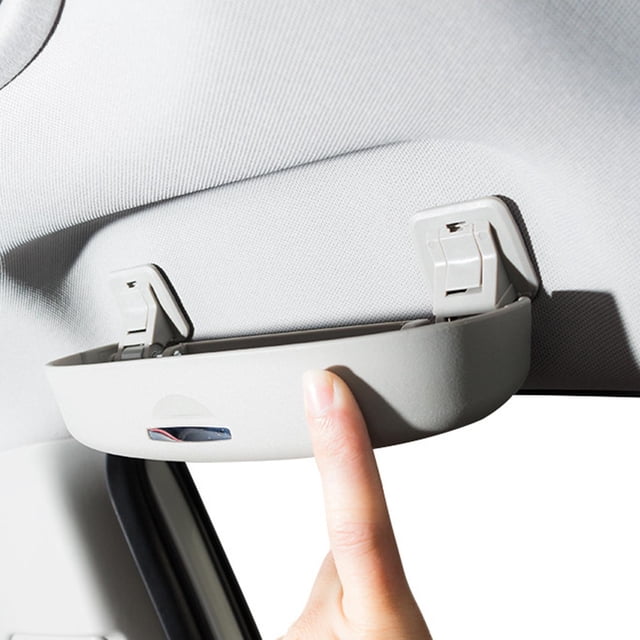 Caja Automática para Anteojos con Caja de Bricolaje para Gafas de terre Delanteras para Coche - Gris shamjiam titular de las gafas de sol del coche
