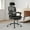 Black, variant on CONCETTA Ergonomic High Back Mesh Office Chair with Headrest, Footrest, Armrests for Adults, Green