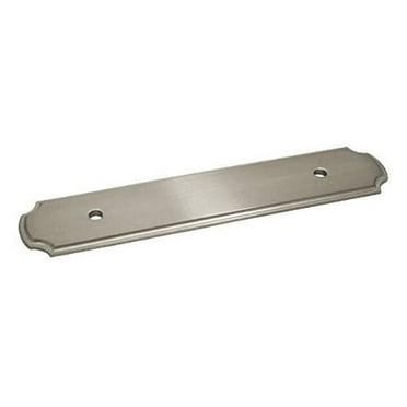 DyGTyX 5 Pack B-112-96SN Cabinet Hardware Handle Pull Backplate/Back Plate - 3-3/4" Inch (96mm) Hole Centers