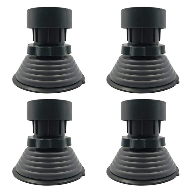 Support de Machine à Laver Hauteur Réglable Anti-Vibration Patins pour Laveuse et Sécheuse