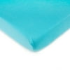 SheetWorld Fitted 100% Cotton Jersey Play Yard Sheet Fits BabyBjorn Travel Crib Light 24 x 42, Solid Aqua