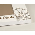 thumbnail image 3 of Darling Souvenir Wooden Engraved Best Friend Keepsake Frame with Acrylic Glass - Friendship White Photo Holder , 4x6 Inches Horizontal Gift for BFF, Sister, or Long Distance Bestie, 3 of 8