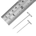 thumbnail image 2 of Pasadores de peluca para cabeza de maniquí, pasadores para cabeza de peluca, pasadores en T para pelucas, paquete de 100, 1,5 pulgadas y 2,0 pulgadas, 2 of 5