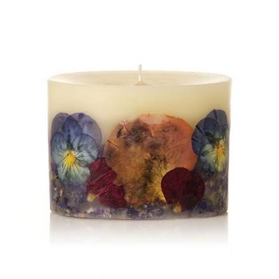 Boheme Rosy Rings Petite Oval Botanical 60 Hour Pillar Candle Walmart Com Walmart Com