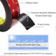 thumbnail image 4 of 3m Vhb Extra Strong Double Sided Adhesive Tape 3m X 10mm Black Waterproof High Temperature Resistance For Indoor & Outdoor, 1pcs, 4 of 5