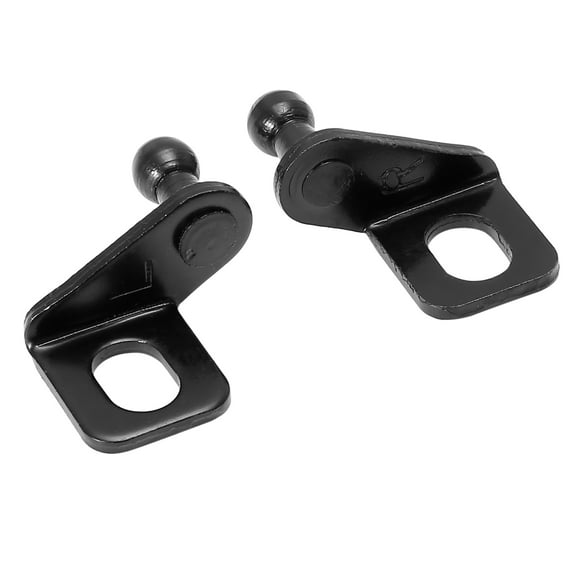1 Pair 10mm Car Vehicle Ball Studs Mounting Brackets Black for Gas Struts Shocks 42x35x21mm