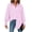 Hot Pink, variant on Odbmxy Striped Shirts for Women Collared Long Sleeve Fall Women's Blouse Casual Boyfriend Button up Tunic Loose Tops