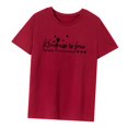 thumbnail image 4 of Camiseta de mujer con cuello redondo, camiseta básica transpirable para senderismo y acampada L, 4 of 7