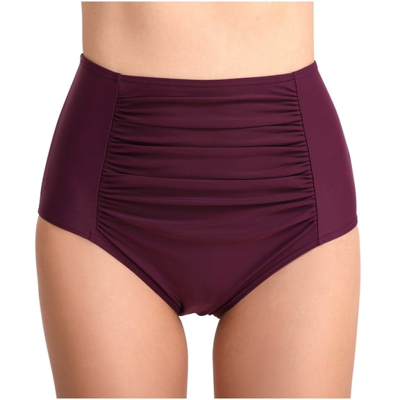 Posijego Women's Bikini Swimsuit Bottoms High Waist Full Coverage Swimsuit Shorts for Women Swimwear