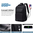 thumbnail image 4 of Mochila portátil de viaje BIAX de 35 L para hombre con puerto USB de 15,6 pulgadas, 4 of 6