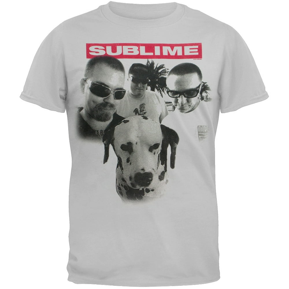 Sublime Sublime Group Photo With Lou Dog Adult Soft TShirt