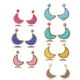 thumbnail image 4 of Pendientes Vintage Sonducket en forma de luna Amarillo, 4 of 6