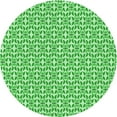 thumbnail image 1 of Ahgly Company Indoor Round Patterned Jade Green Area Rugs, 6' Round, 1 of 6