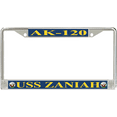thumbnail image 1 of USS Zaniah AK-120 License Plate Frame, 1 of 1