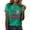Green, variant on 250 Years of Freedom Short Sleeve Tee – Women's USA 250th Anniversary Shirt, American Eagle Patriotic Top, Casual Wear for 2026 Events,Independence Day Gift Recommendations(Army Green,L)