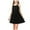 Black, variant on ShomPort Sleeveless Skirts for Girls Wide Strap Knee Length Tank Sundress Spring Summer Breathable Sequins Dresses
