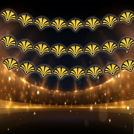 3 Piece Roaing CORNET 1920s Party Decorations Banner Sign Party Signs Hangings Black and Gold Birthday Music Party Table for Hollywood 20's Birthday Speakeasy Retro Flapper Wedding Party Supplies