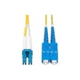 thumbnail image 4 of StarTech.com 1m (3ft) LC to SC (UPC) OS2 Single Mode Duplex Fiber Optic Cable, 9/125��m, Laser Optimized, 10G, Bend Insensitive, Low Insertion Loss - LSZH Fiber Patch Cord (SMLCSC-OS2-1M) - Patch cable - LC/UPC single-mode (M) to SC/UPC single-mode (M) - 1 m - 0.1 in - fiber optic - duplex - 9 / 125 micron - OS1/OS2 - halogen-free, passive - yellow, 4 of 7