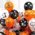 thumbnail image 3 of Halloween Decorations Balloons, 12 Inch Spider,Ghost, Skeletons Latex Balloons, Halloween Party Decorations Supplies for Outdoor, Indoor, Home - 50PCS, 3 of 6