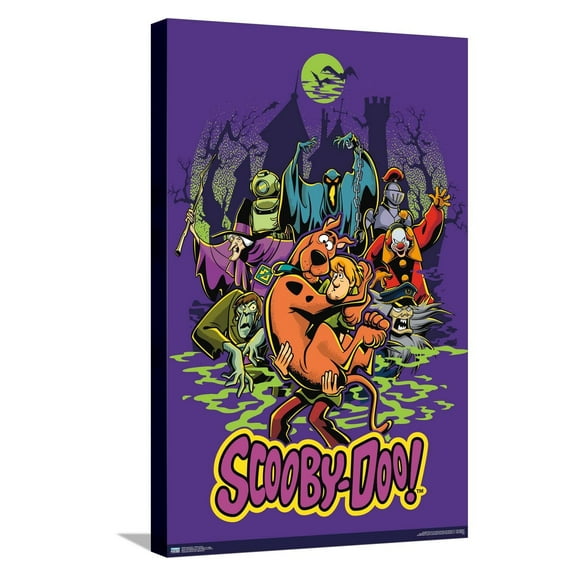 Scooby-Doo - Villains Group Canvas Wall Poster, 14.725" x 22.375"