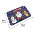 thumbnail image 2 of Dmlowu Welcome Christmas Doormat - Non Slip Christmas Outdoor Rug for Christmas Decorations, Quicker Dry Christmas Front Door Mat for Indoor Outdoor Decor, 16x24" Merry Christmas Bathroom Rugs, 2 of 4