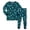 Pajama-728Dark Green504, variant on Gunia Boy Girl Christmas Pajamas Toddler Cotton Plaid Long Sleeve Crewneck Top And Pants Festive Family 2 Piece Xmas Pjs Holiday Party Loungewear