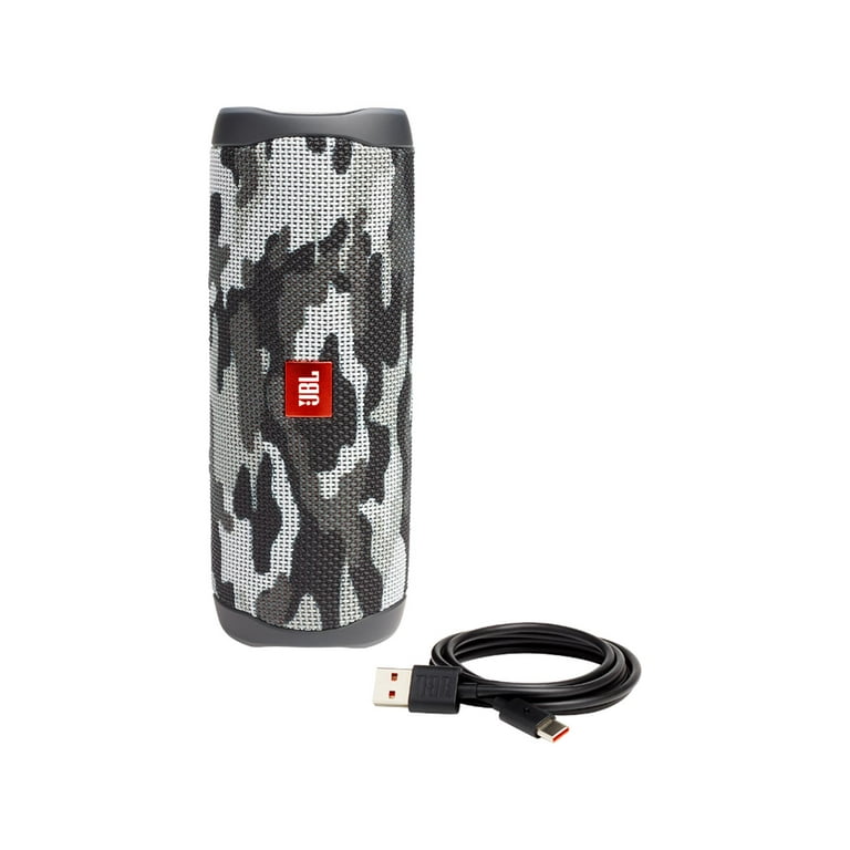 Solrig seksuel Permanent JBL Flip 5 Black Camouflage Bluetooth Speaker (Open Box) w/ No Factory Box  - Walmart.com