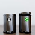 thumbnail image 3 of Recycle and Trash Logo Stickers - Organize Trash - for Metal or Plastic Garbage cans, containers and Bins - Indoor & Outdoor - Home, Kitchen, Office - Premium Decal (Green/Black, Small), 3 of 7