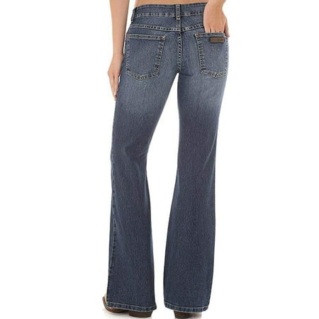 Wrangler - Wrangler Retro Mae Women's Jeans Mid Rise Flare Leg (1/2W x ...