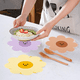 thumbnail image 5 of Estera de silicona anticaliente, forma de flor de margarita, soportes para ollas resistentes al calor, tapete antideslizante, posavasos aislante de cocina, almohadilla caliente para platos, 5 of 5