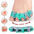 thumbnail image 2 of Gel Silicone Protective Toe Separator Bunion Hammer Toes Corrector Straighteners Overlapping Suitable for Yoga Women Men, 2 of 6