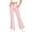 Light pink, variant on Girls Flared Pants Kids Bell Bottom Trousers Stretchy Waist Casual Lounge Wear Winter Fleece Lined Solid Color Trendy Fashion Y2K Style Dance Performance Outfit Soft Stretch Denim Jeans